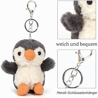 Meleager Penguin Plush Keyring