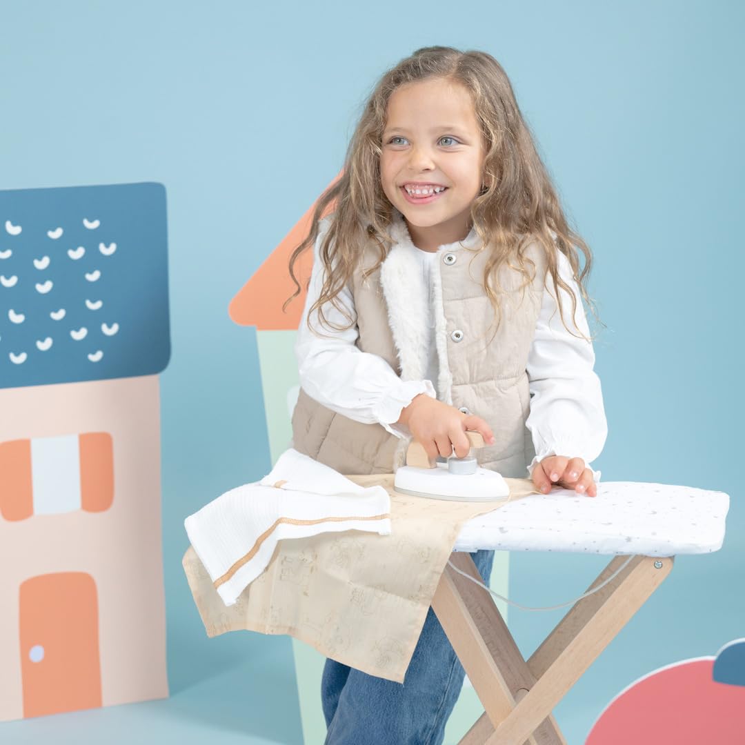Woet® Holzspielzeug Bügelbrett für Kinder - Rollenspiel Haushalt Spielzeug - Rollenspiel Spielzeug - Ab 3 Jahren