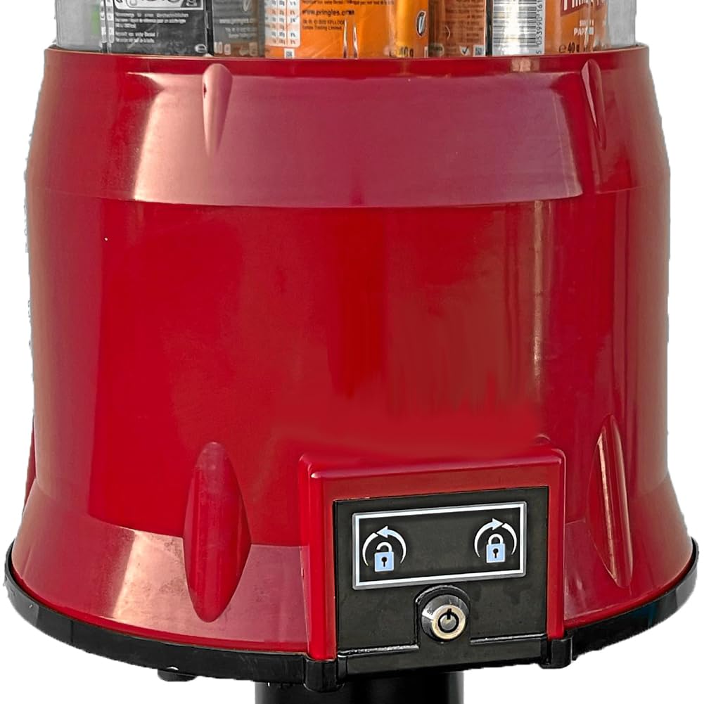 Distributore automatico per chip o come distributore automatico di snack, robusto senza corrente