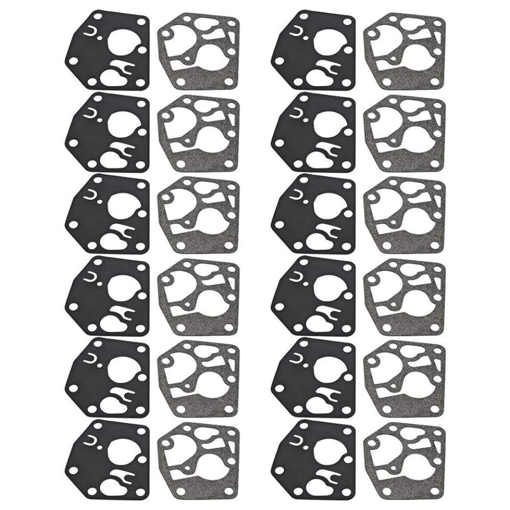 Carburetor Diaphragm Gasket Kit 495770 795083 for 3.5-4.5 3.5-4.5 Q 45 Classic Lawn Mower 12pcs