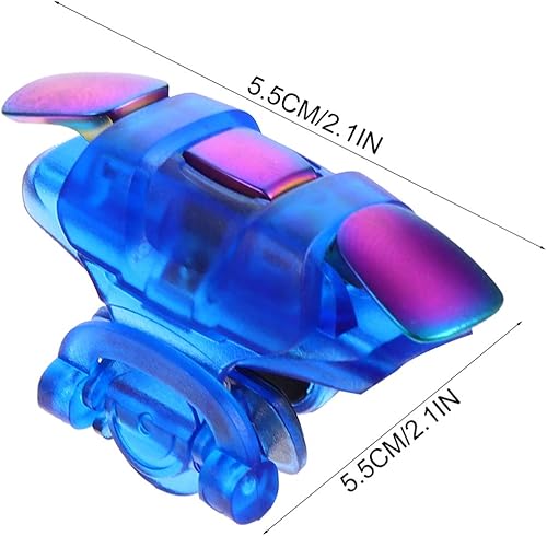 Miniatura 6 de Hemobllo - Juego de disparador para teléfono celular Gamepad, 1 par, color azul