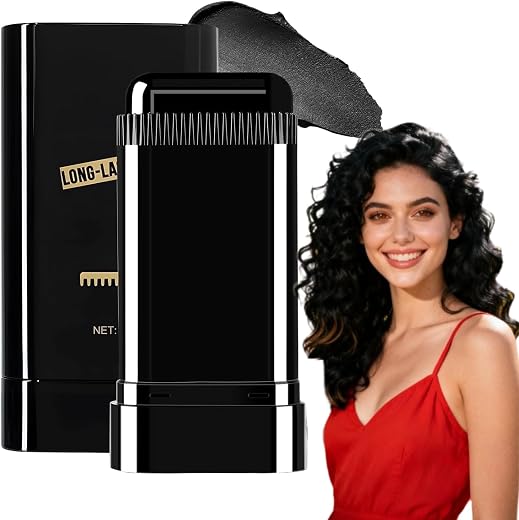 Brahmani Creations Hair Root Touch Up Stick with Comb Applicator – Instant Grey Coverage, Waterproof Hair Dye Stick, Long ...