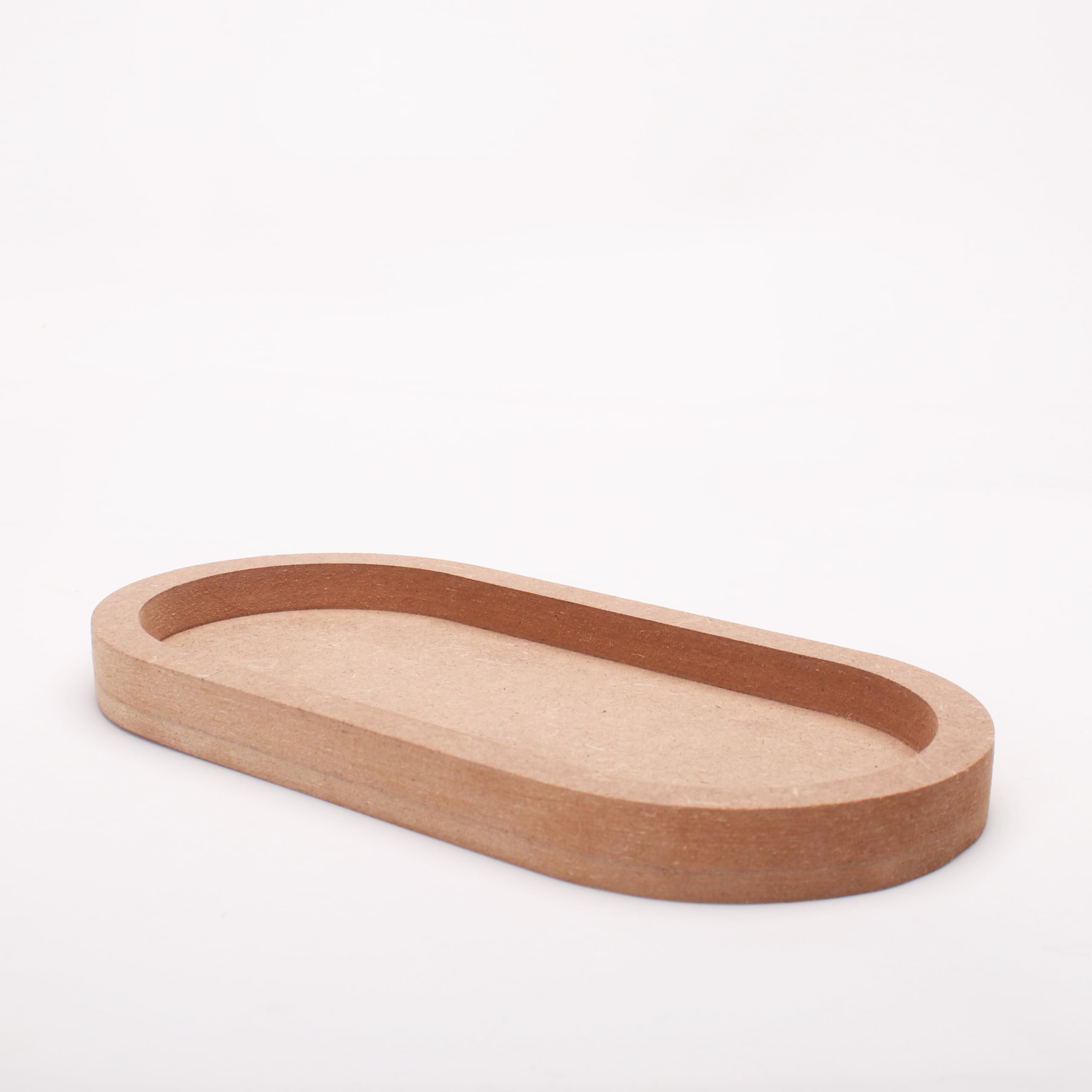 Itsy Bitsy MDF Fillable Tray, Oval Oblong Shape, 10 x 5 Inch, 5.5mm Base, 11mm Depth, DIY Craft Tray, Resin Art, Decoupage, Home Decor, Painting Project, 1 Piece-image-21