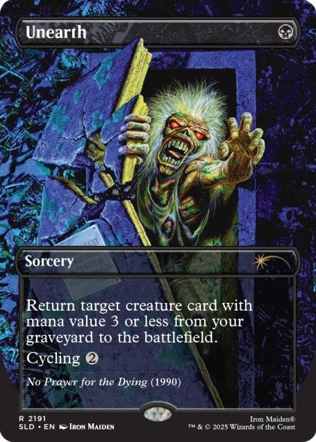 Magic the Gathering Secret Lair x Iron Maiden: Album Art​ (Non