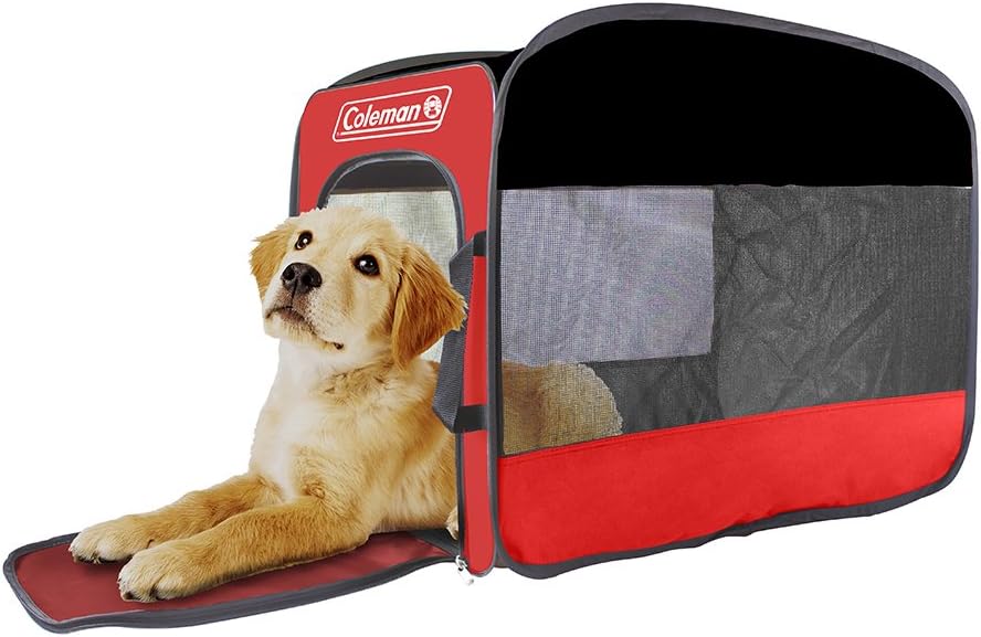 coleman folding dog cot