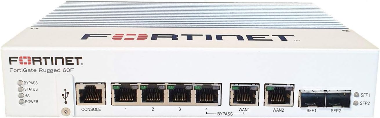 FORTINET Ruggedized FortiGateRugged-60F Network Security Appliance (FGR-60F)