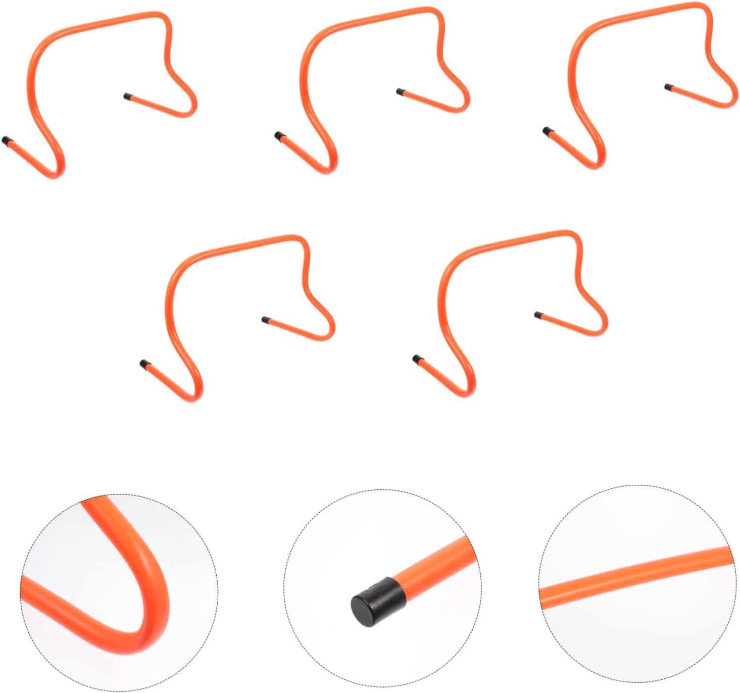 5Pcs Jumping Hurdles for Soccer Agility Training Lightweight Outdoor Hurdles Speed Strength and Coordination with Practical Training Equipment