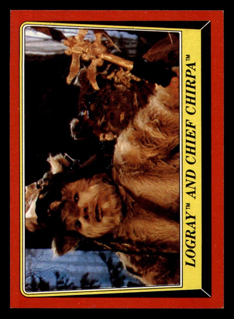 NonSport 1983 Star Wars Return Of The Jedi #85 Logray and Chief Chirpa EX/NM