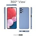 Pikkme Back Cover for Samsung Galaxy A23 4G / A23 5G | Camera Protection Shockproof Soft Matte Silicone Bumper Case (Aqua Blue) gallery image