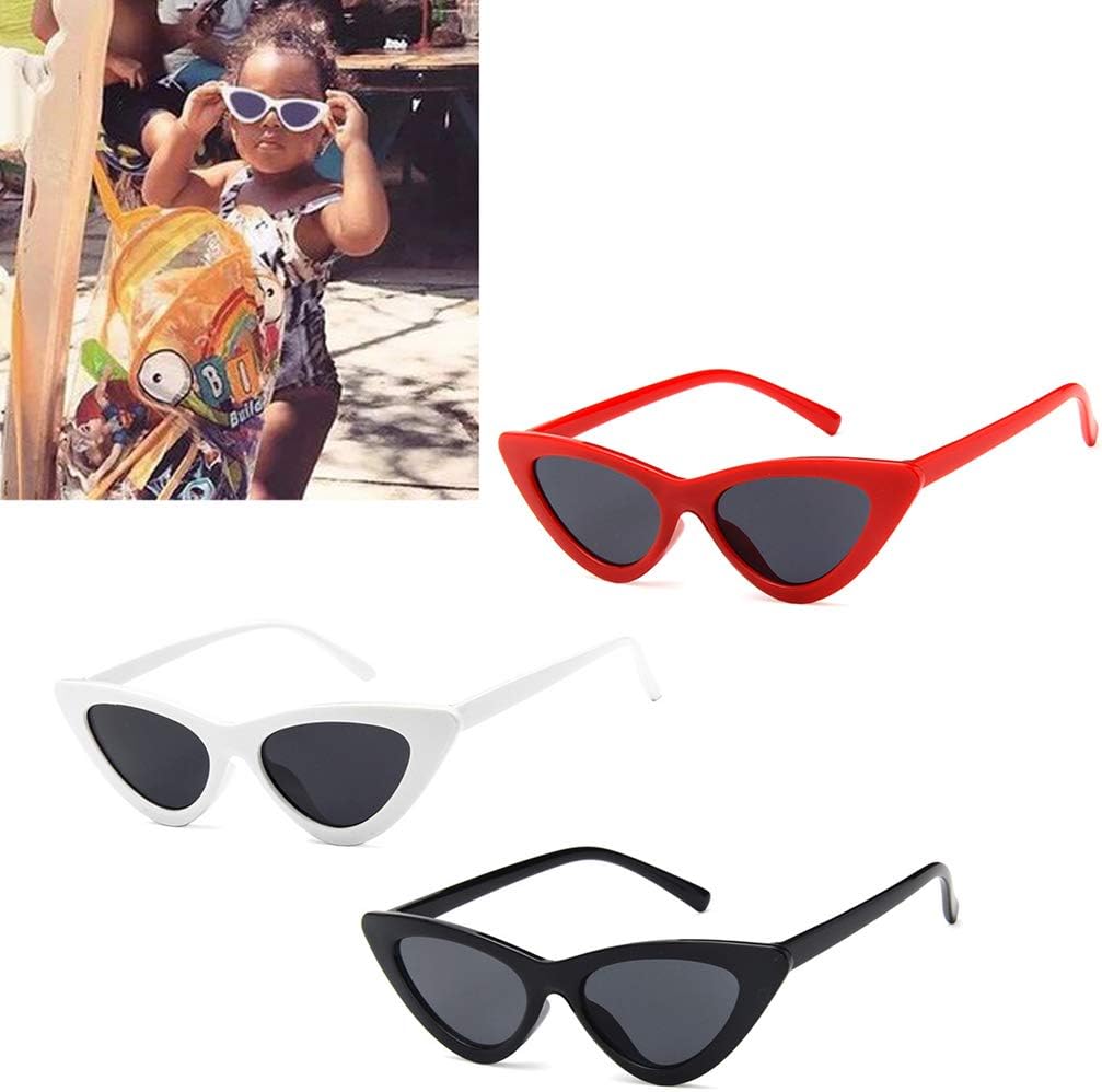 angwang Sunglasses Eyewear,Cat Eye Kids Sunglasses Fashion Brand Child Sun Glasses Anti-uv Baby Sun-Shading Girl Boy Sunglass