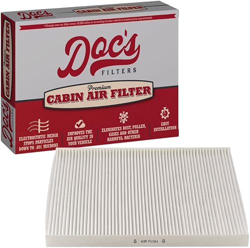 Doc's Filters Filtro de aire de cabina DC3978 Compatible con Nissan Altima 2013-2018, MaximaMurano 2016-2022, Pathfinder 2013-2020, Infiniti QX60