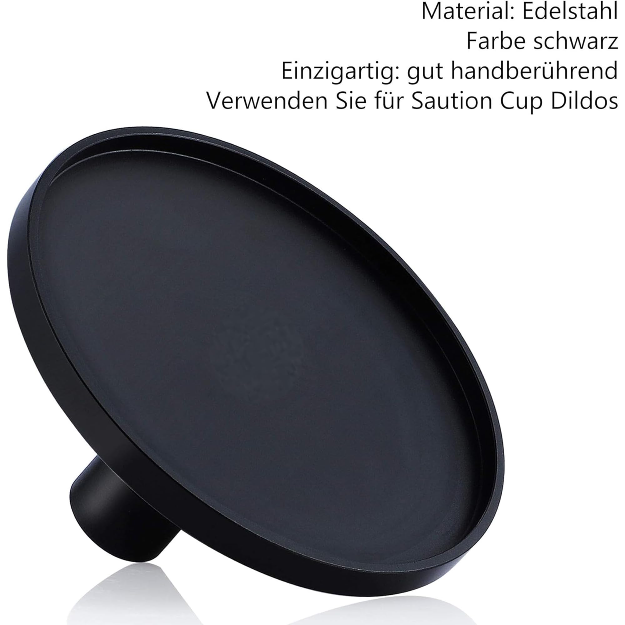 Hismith - Adaptador de ventosa de 8,9 cm para máquina sexual premium con conector 3XLR, accesorio para máquina de amor con ventosa, plug anal