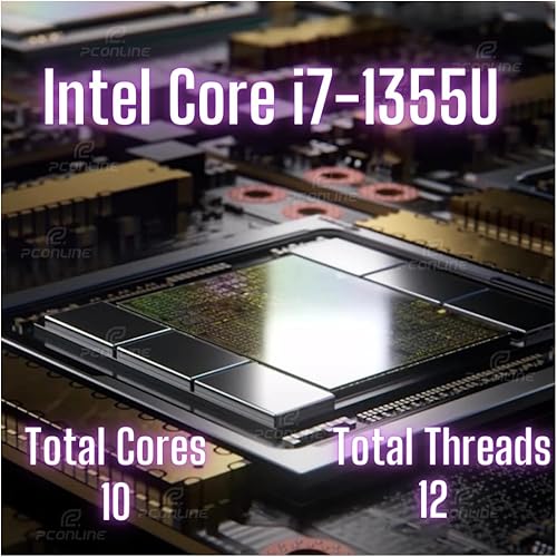 Vista 3 de HP Pavilion - Computadora portátil, pantalla FHD de 15.6 pulgadas, Intel Core i7-1355U, 64 GB de RAM, SSD de 2 TB, cámara web, HDMI, teclado