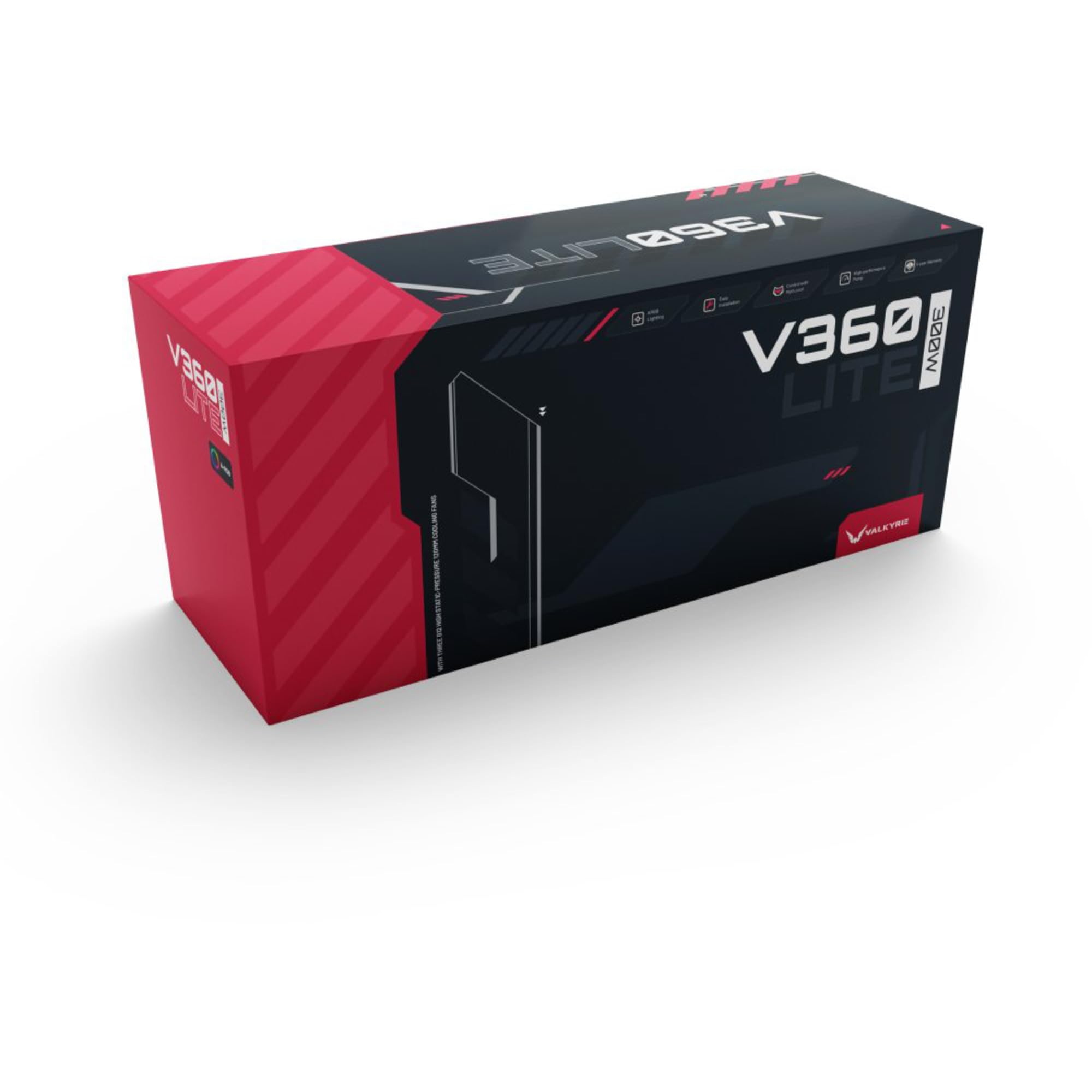 Amazon.co.jp: Valkyrie V360 Lite 360mm AIO CPU液体クーラー 3120mm
