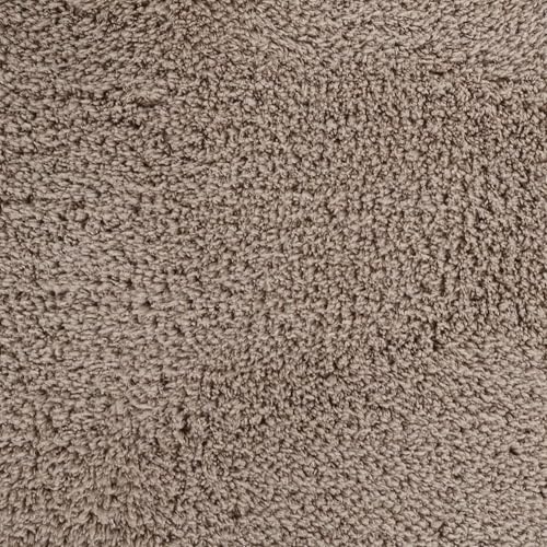 Paco Home Moderner Kuscheliger Wohnzimmer Teppich Kurzflor waschbar flauschig Weich Einfarbig Felloptik zeitlos stilvoll rutschfest pflegeleicht, Grösse:200x280 cm, Farbe:Taupe