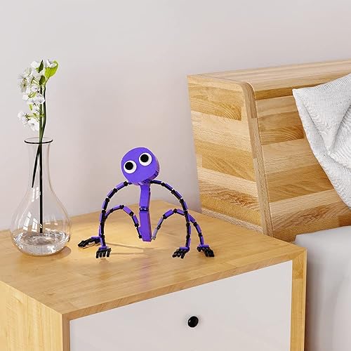 DURVIZ Juego de bloques de construcción Rainbow Friends, figura de acción de monstruo azul Odd World, juguete de construcción de monstruo de viernes