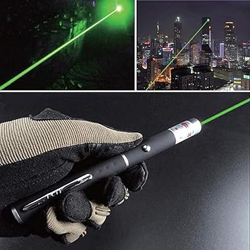 EMAILYA RETAILS Green Multipurpose Laser Light Disco Pointer Pen Lazer Beam with Adjustable Antena Cap to Change Project Design for Presentation