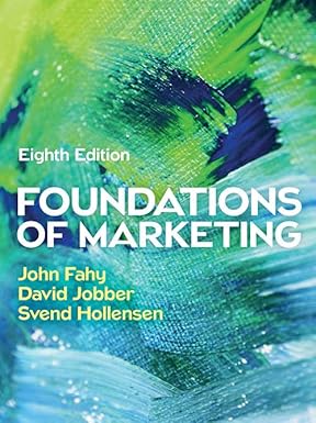 Foundations of Marketing, 8e book cover