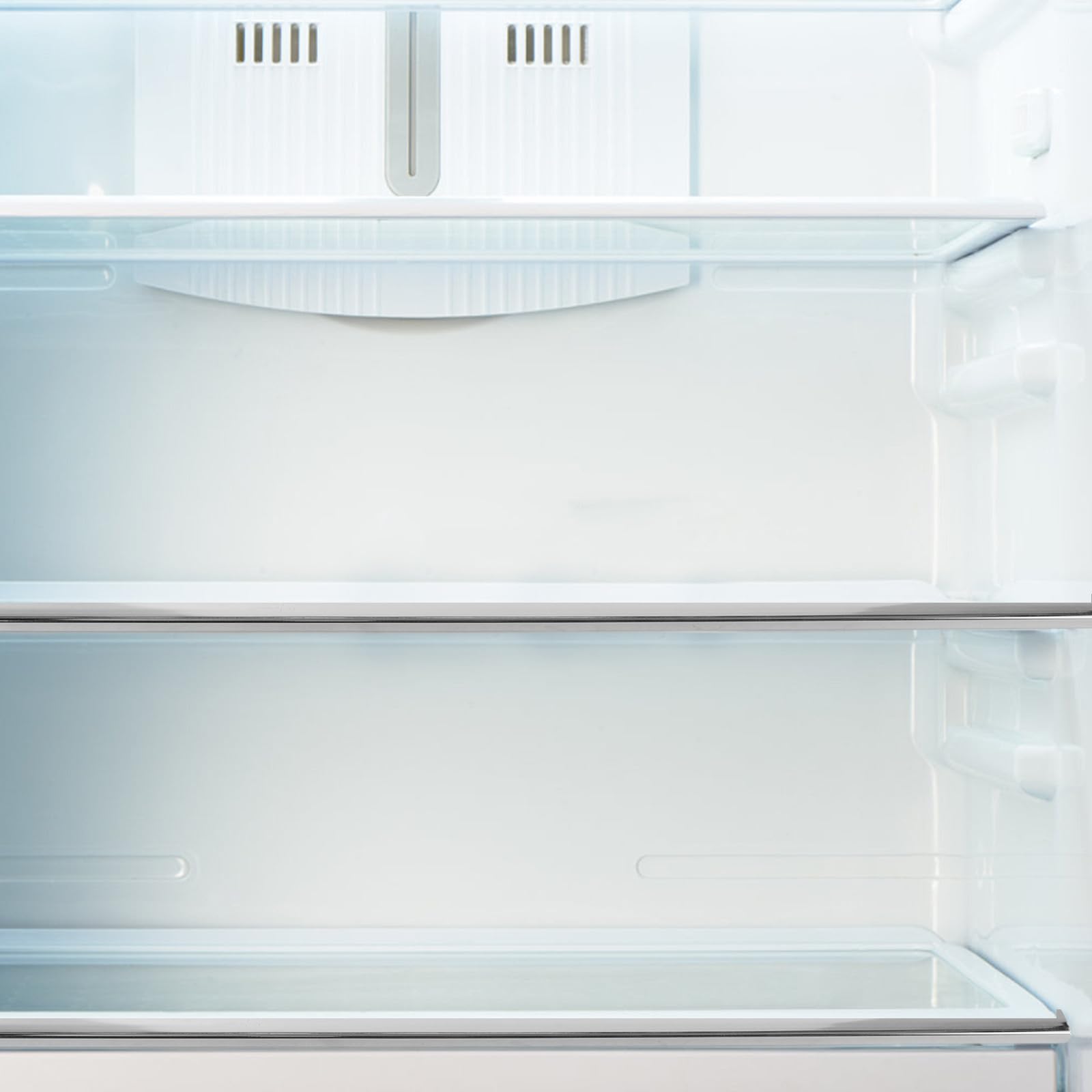 SHINEOFI Gehärtete Glasablage 40x30cm als Ersatz für Kühlschrank und Gefrierschrank Transparent Belastbare Innenplatte mit Flexibler Montage