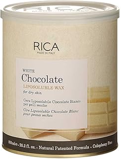 METROL Rica Liposoluble Wax-White Chocolate-For Dry Skin 800 ML (28.2 Fl.oz.)