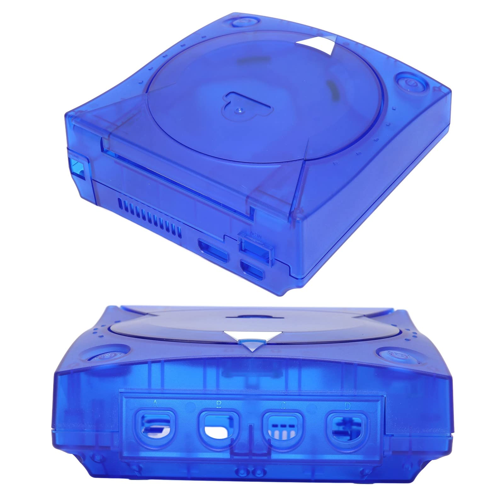 Protector de Consola de Juegos, Carcasa Translúcida de Plástico Translúcido Azul para Consola de Juegos Dreamcast DC