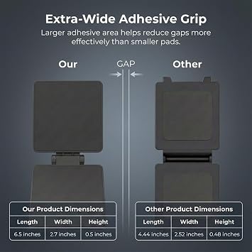2-Pack Universal Magnetic Monitor Connection Bracket Compatible with All Computer Monitors Curved and Flat Screen Adjustable Magnetic Monitor Alignment Tool with Strong Adhesive