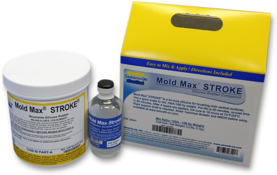 Mold Max Stroke - Brushable Tin Catalyzed Silicone Rubber - Pint Unit