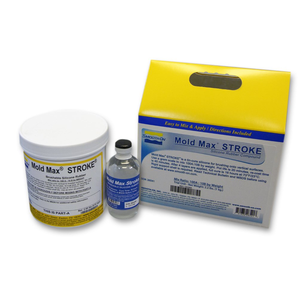 Mold Max Stroke - Brushable Tin Catalyzed Silicone Rubber - Pint Unit