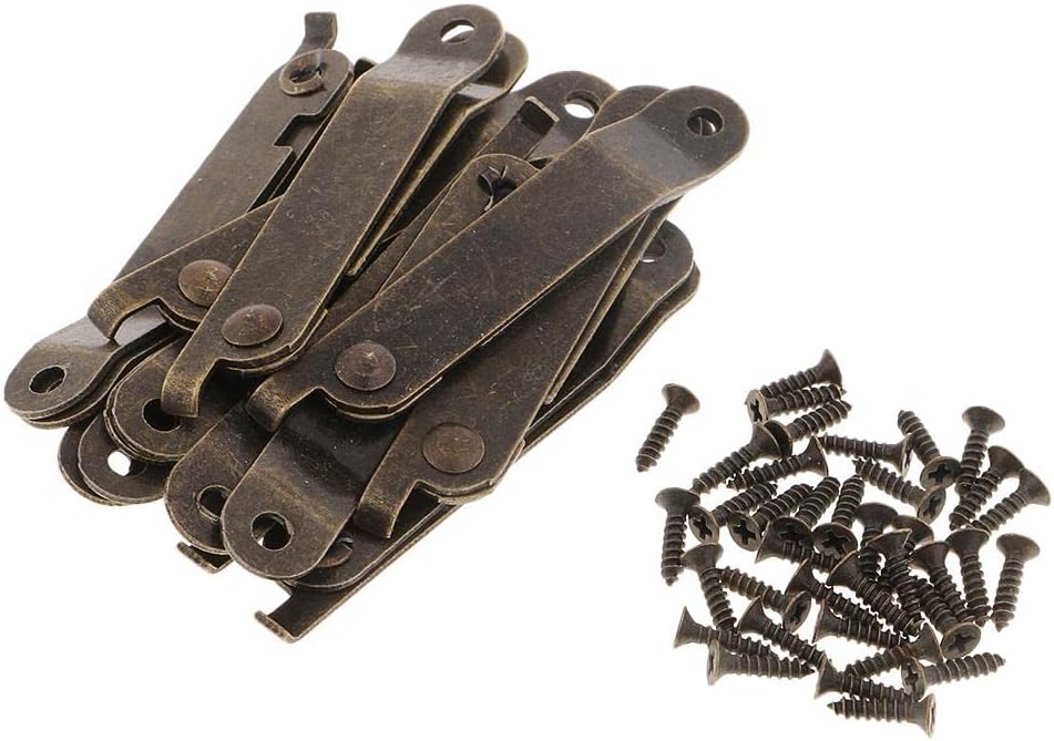 10X Wood Jewelry Box Case Lid Support Stay Hinges Furniture Hardware 67X11MmCrafts|Multi-Purpose Craft Supplies|Other Multi-Purpose Crafting