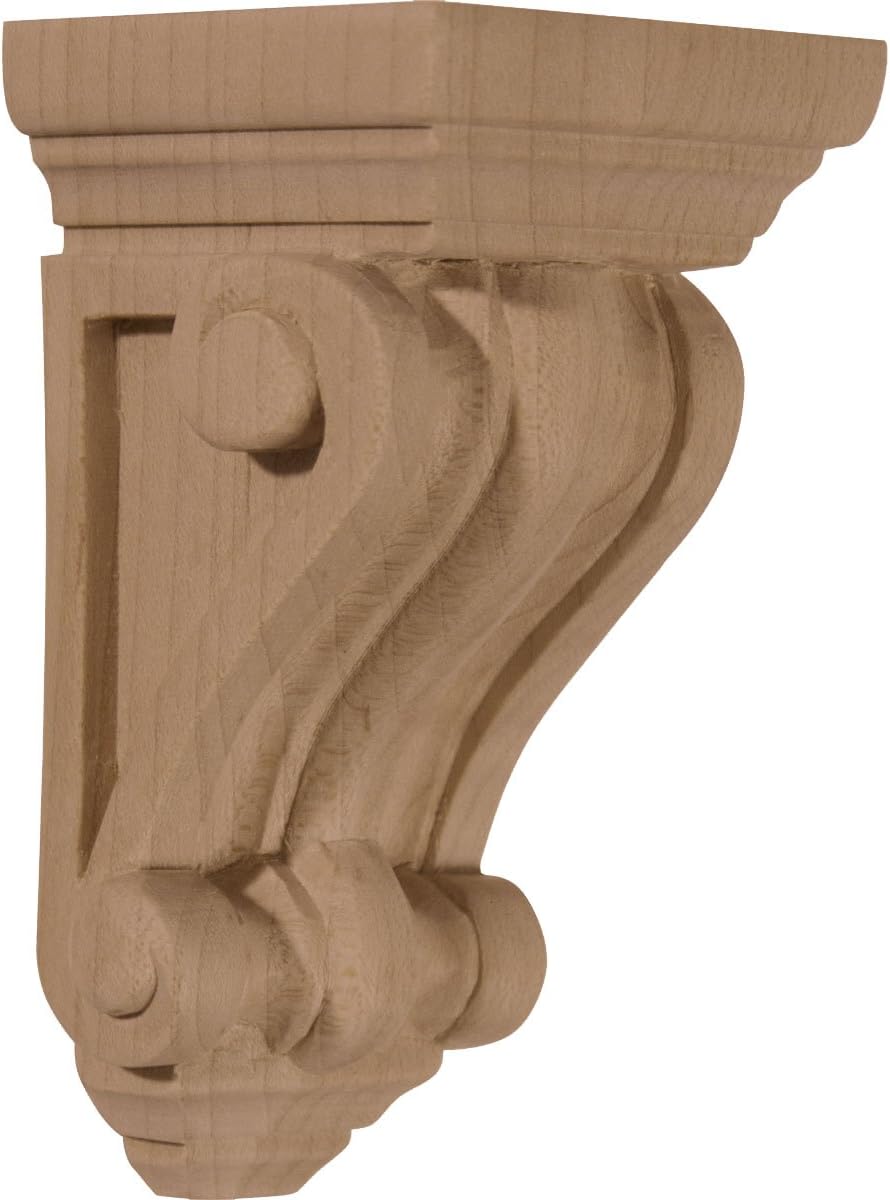 Ekena Millwork CORW02X02X04DECH-CASE-4 Corbel, Factory Primed