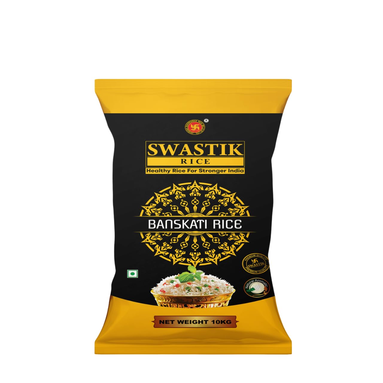 Swastik Banskathi Rice 10kg | Long Grain Raw Rice | Mild Aroma & Soft Fluffy Texture | Perfect for Daily Cooking | Sortex Cleaned & Packed in Moisture-Proof Food-Grade Bags-image-18