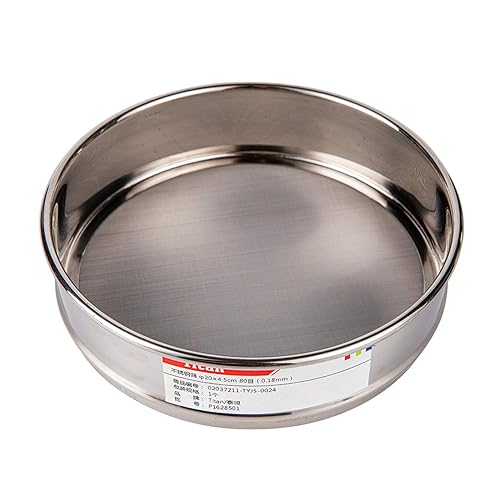 Miniatura 11 de φ20×4.2.0 in Diámetro 10 Malla 304 Tamices de laboratorio inoxidable Economía Prueba Tamiz 304 Paño de alambre de acero inoxidable (0.079 in)