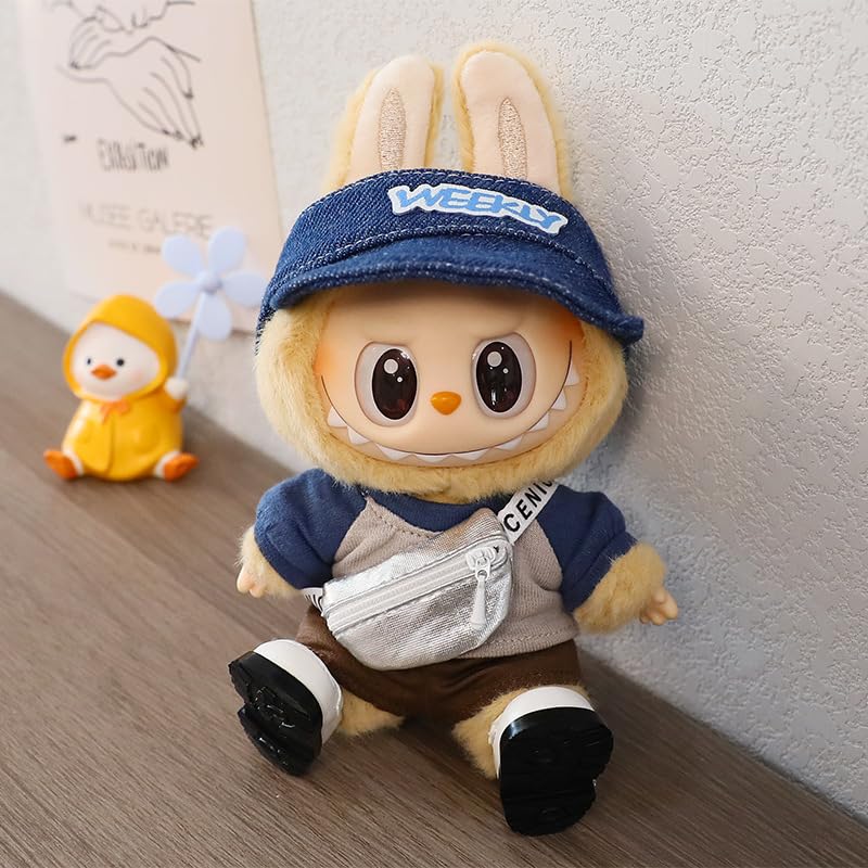 Amazon.co.jp: ラブブドール服-17 cmラブブ用の手作りのかぎ針編みの