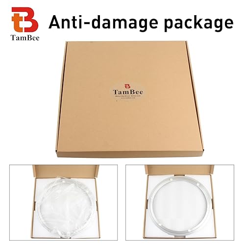 Miniatura 5 de TamBee Kit de herramientas Lazy Susan de aluminio resistente de 14 pulgadas, mecanismo de anillo giratorio para mesas de comedor, proyectos de