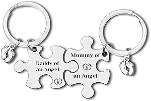 Comforting Keychain for Grieving Fathers: Honoring the Memory of Infant Loss
