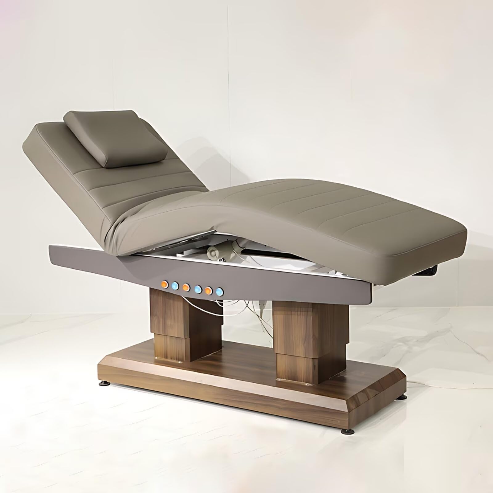 Massage Table - Electric Massage Table Includes Luxury and Modern Style Facial Beauty SPA Bed with Height and