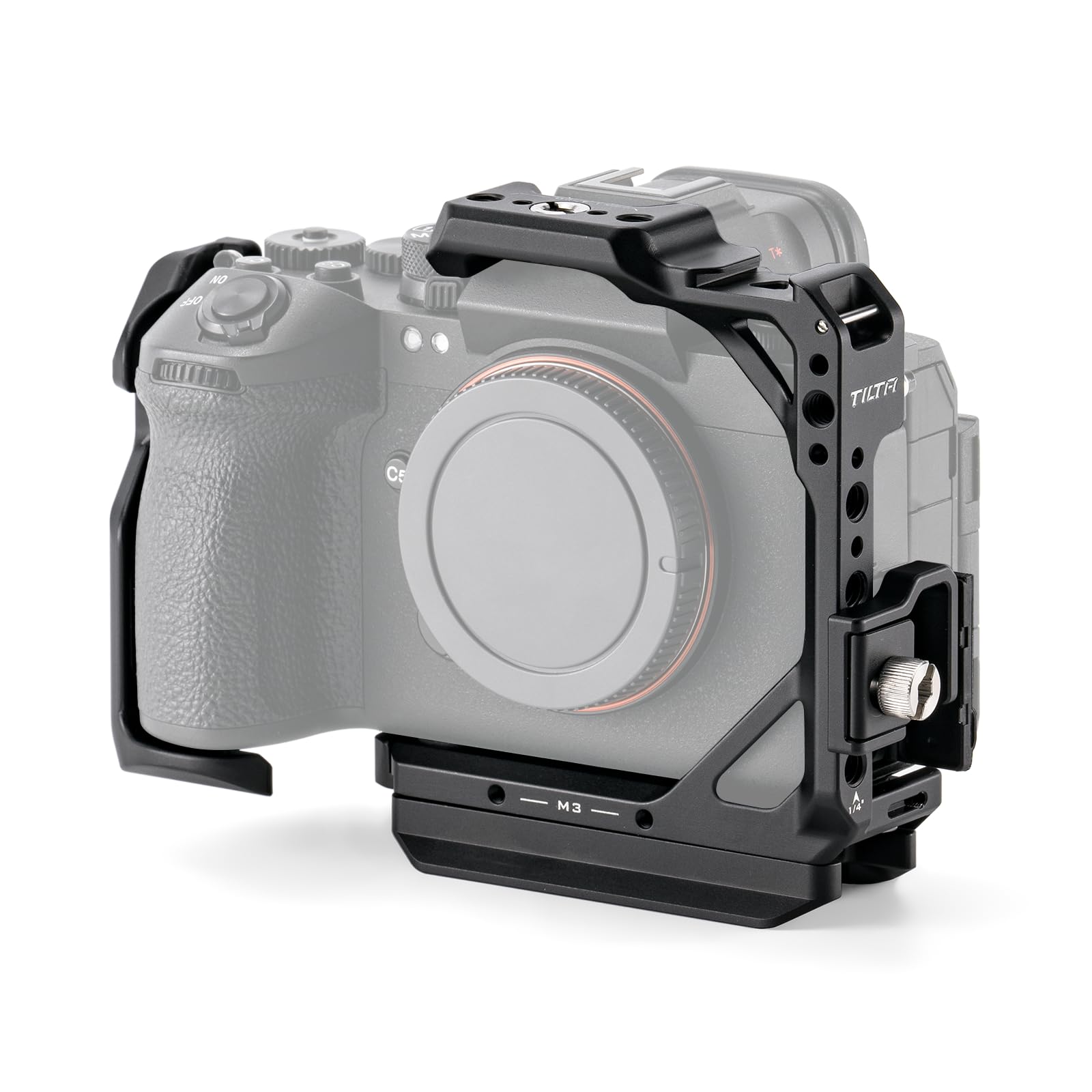 Tilta Full Camera Cage Compatible with Sony A1 II & A9 III – Black | Modular Aluminum Design, HDMI Cable Clamp & Cold Shoe | Secure Accessory Mount