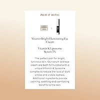 Vista 6 de Naturium Vitamin Bright Illuminating Eye Cream, Under Eye Repair Cream for Dark Circles, with Vitamin K, Phyto-Complex, & Mineral Pigments, Deep