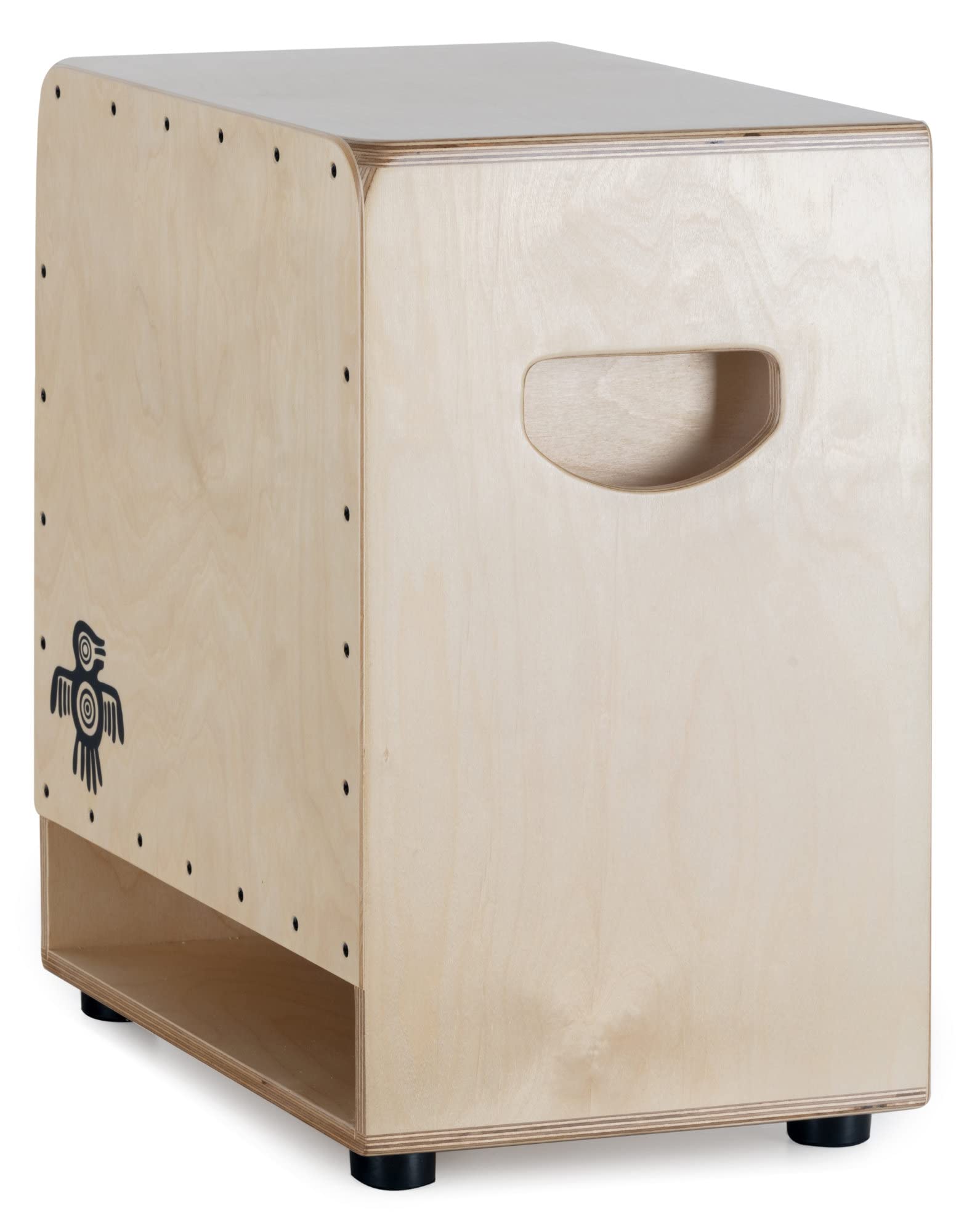 XDrum Bass Cajon Peruana Birch, Basso potente, suono snare brillante | Piastra da battuta in betulla da 3 mm, Cassa in betulla da 12 mm (9 strati), Piastra di risonanza in legno di betulla da 3 mm