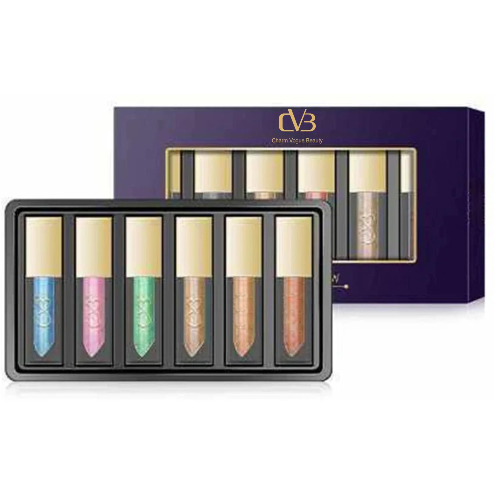 CVB C67 Liquid Eyeshadow – Metallic Glow & Radiant Shimmer Finish, No Smudge & Transfer-Proof Liquid Eye Makeup-picture-13