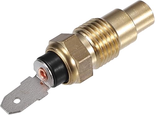 F FIERCE CYCLE Sensor de temperatura del refrigerante para INFINITI M30 Durable No.25080-89903 Sensor de temperatura del agua tono dorado interior