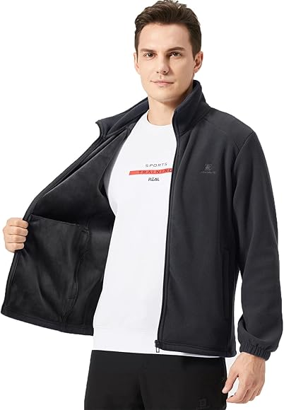 Lightweight fleece mens jacket Clearance
