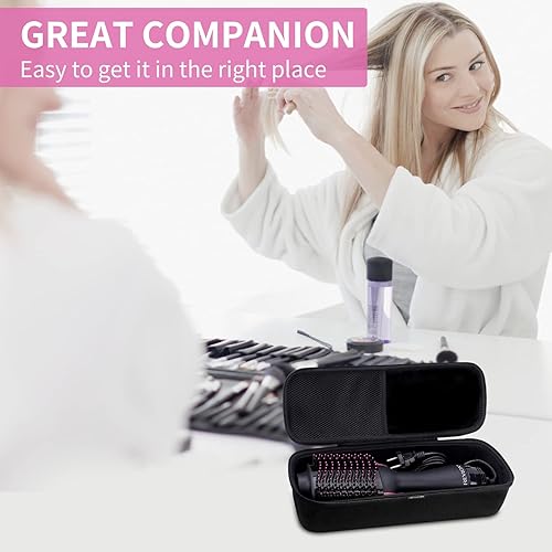 Miniatura 5 de HESPLUS Estuche de viaje de almacenamiento para secador de pelo Revlon de un solo paso y voluminizador 10  Plus 20 cepillo de aire caliente estuche