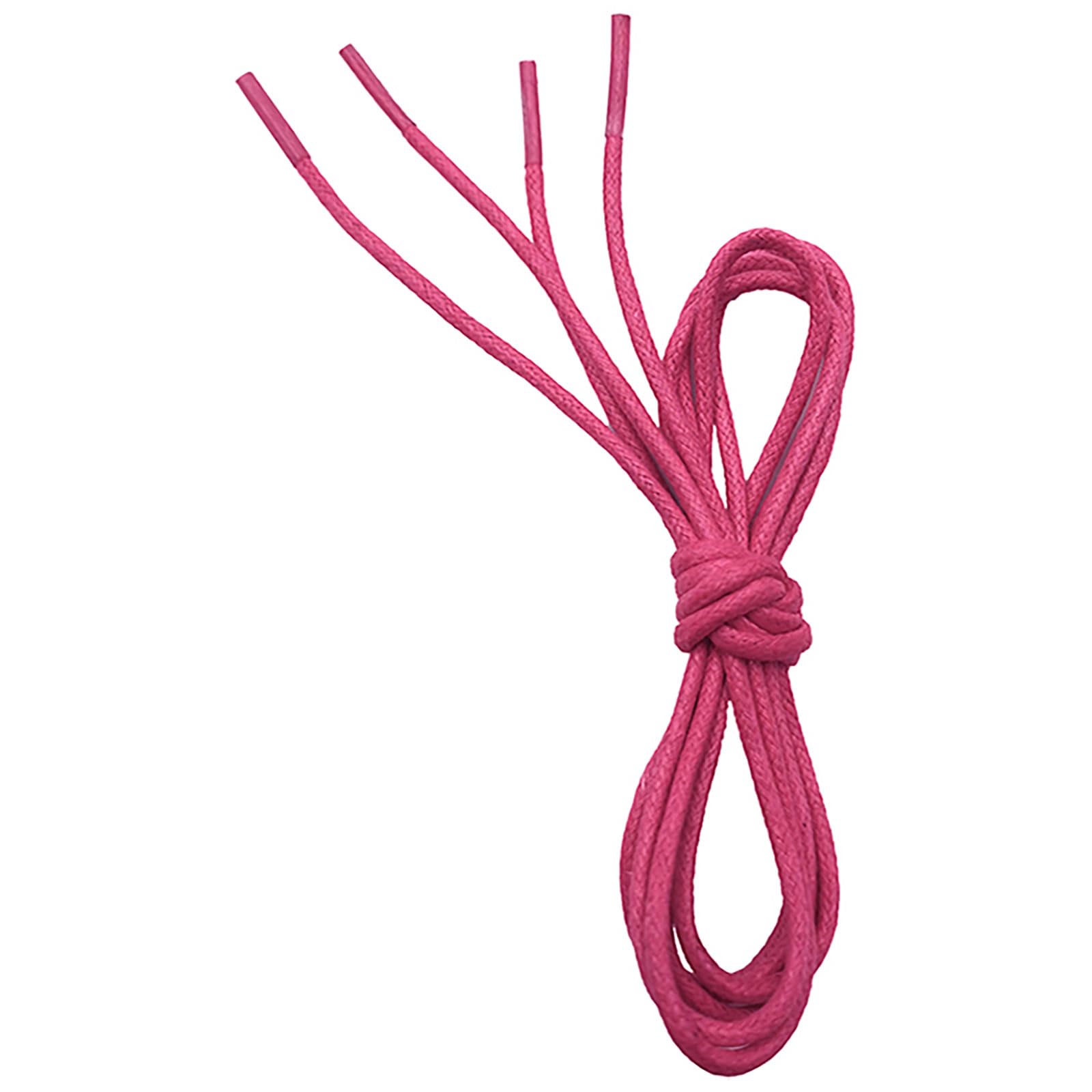 VSUDO Business Schnürsenkel Rosa Rund Gewachste, Pink Waxed Dress Shoelace, ø2,5 mm dünne Magenta​ Schnürsenkel/Schuhbänder für Lederschuhe, Herenschuhe, Anzugschuhe (1Paar-Rosa-150cm)
