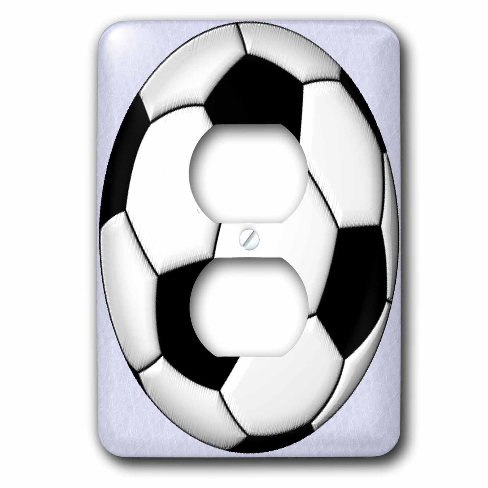 Tapa de salida para balón de fútbol que cubre imperfecciones y protege paredes de manchas