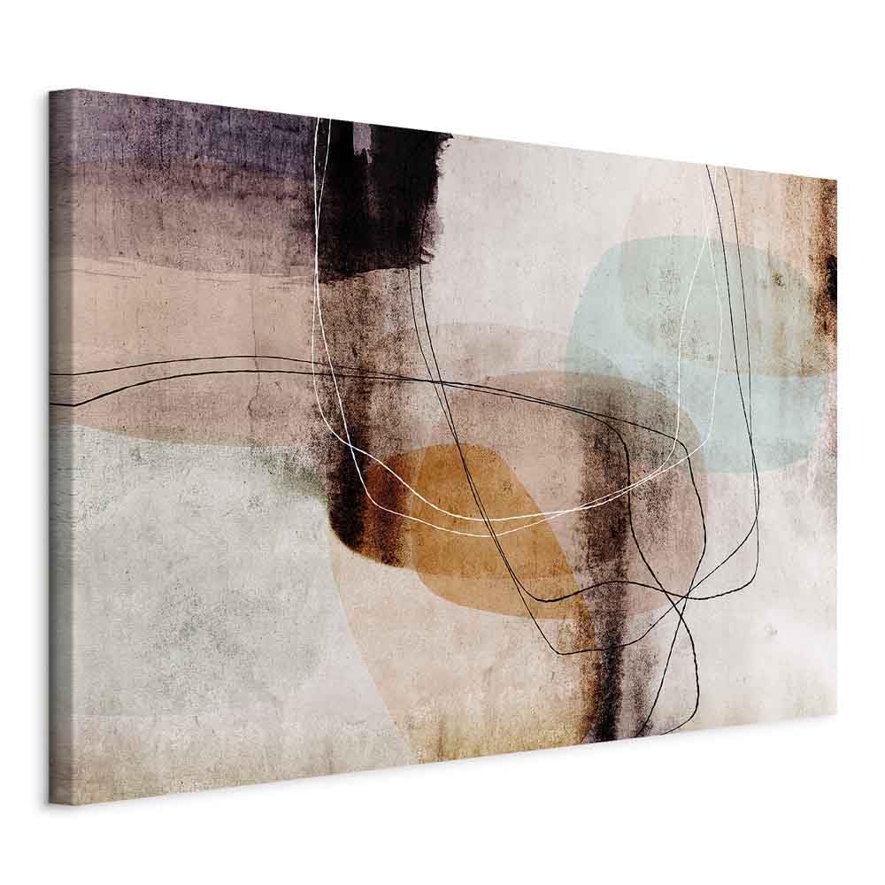 murando Cuadro en Lienzo Geométrico Diseno 120x80 cm Impresión de 1 Pieza Material Tejido no Tejido Impresión Artística Imagen Gráfica Decoracion de Pared – Abstracto como pintado a-A-0756-b-a
