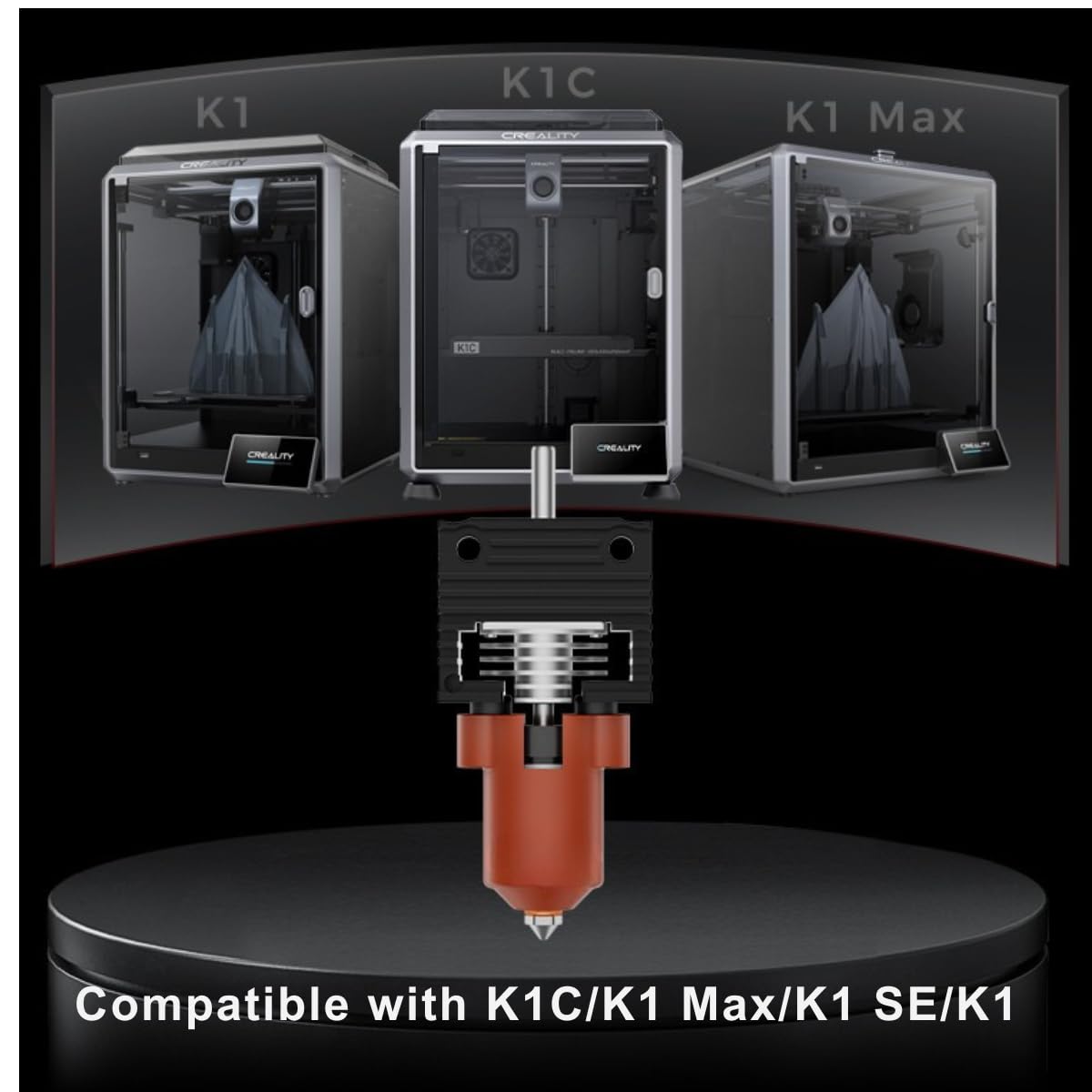 プリンター・複合機 Creality K1 Max + Unicorn hot end Kit de atualizações de Hotend Creality K1/K1 Max/K1C Hotend