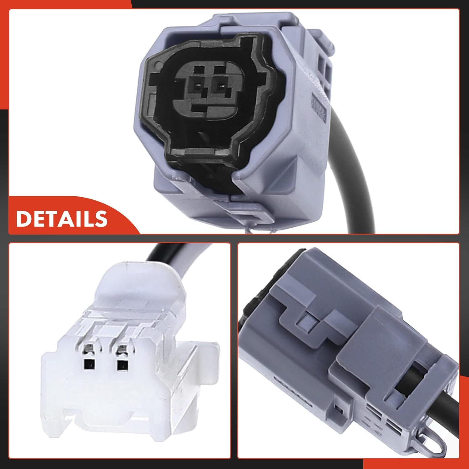 A-Premium Wire Harness for Rear Left ABS Wheel Speed Sensor Compatible with Toyota Models - RAV4 2013 2014 2015 2016 2017 2018, L4 2.5L, Sport Utility, FWD - Without Sensor