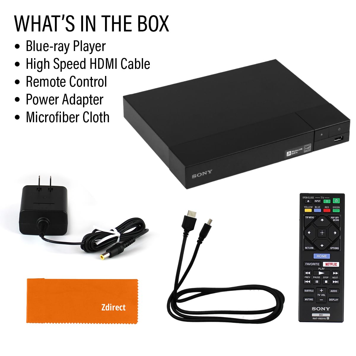 Sony DVD Player Streaming Blu Ray DVD Player BDPBX370