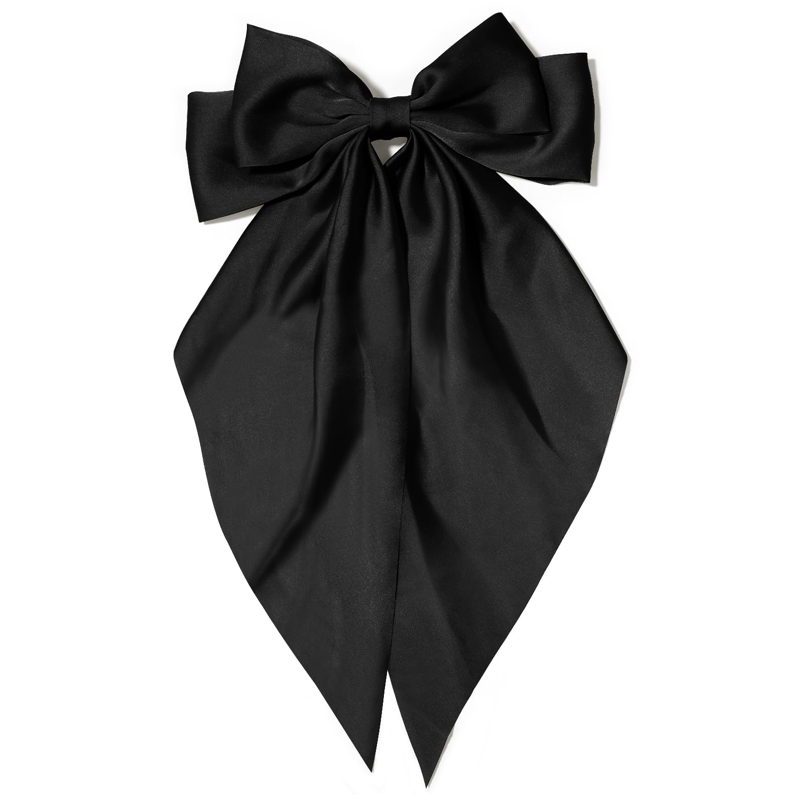 Amazon.com : Big Hair Bows for Women: Silky Satin Hair Clips with 